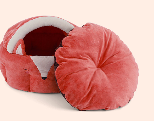 Adorable Funny Fox Shape Pet Bed House