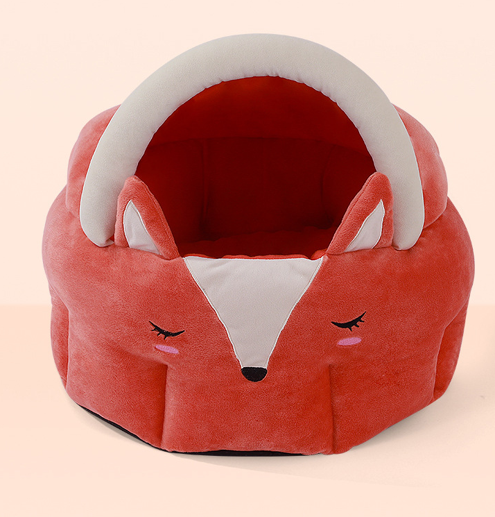 Adorable Funny Fox Shape Pet Bed House